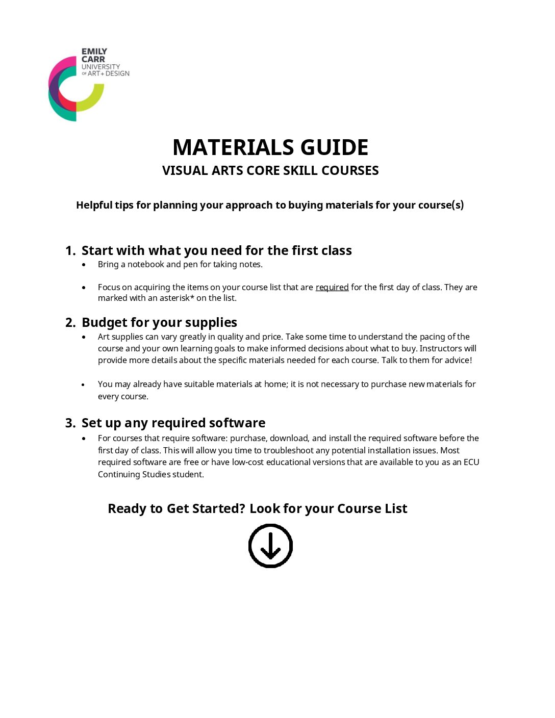 CSDR 901: Drawing with Charcoal Workshop