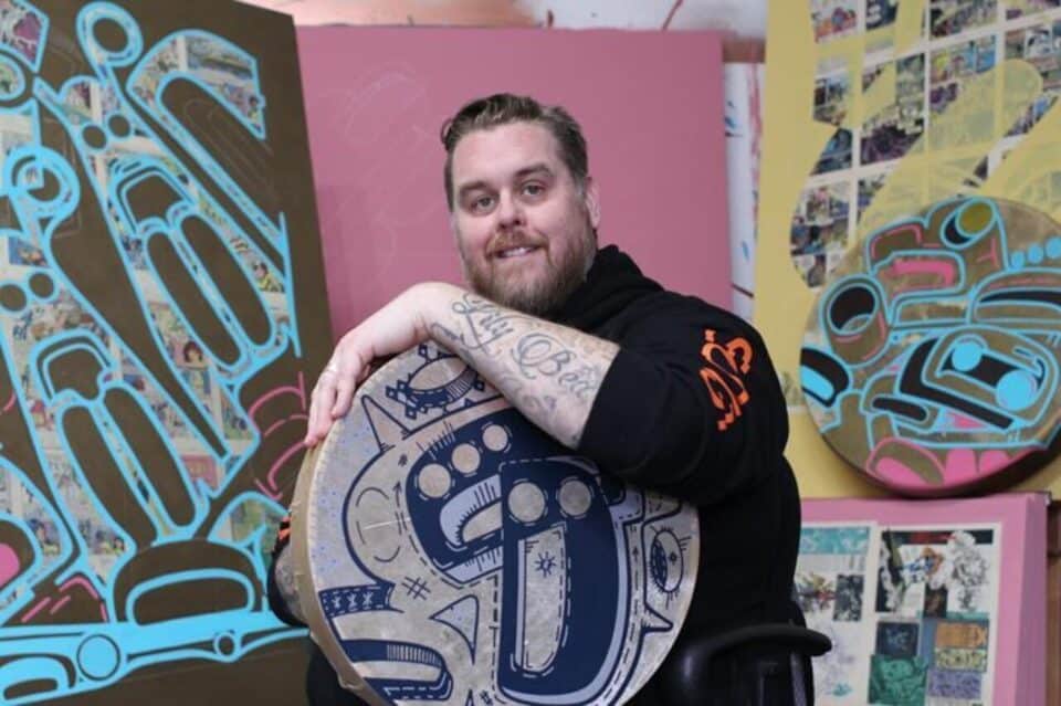 Sonny Assu Sonny explores multiple mediums and materials to negotiate western and Kwakwaka'wakw principles of artmaking. Often autobiographical, humorous, solemn and/or political, his diverse practice deals with the realities of being Indigenous in the colonial state of Canada. Photo courtesy Equinox Gallery.