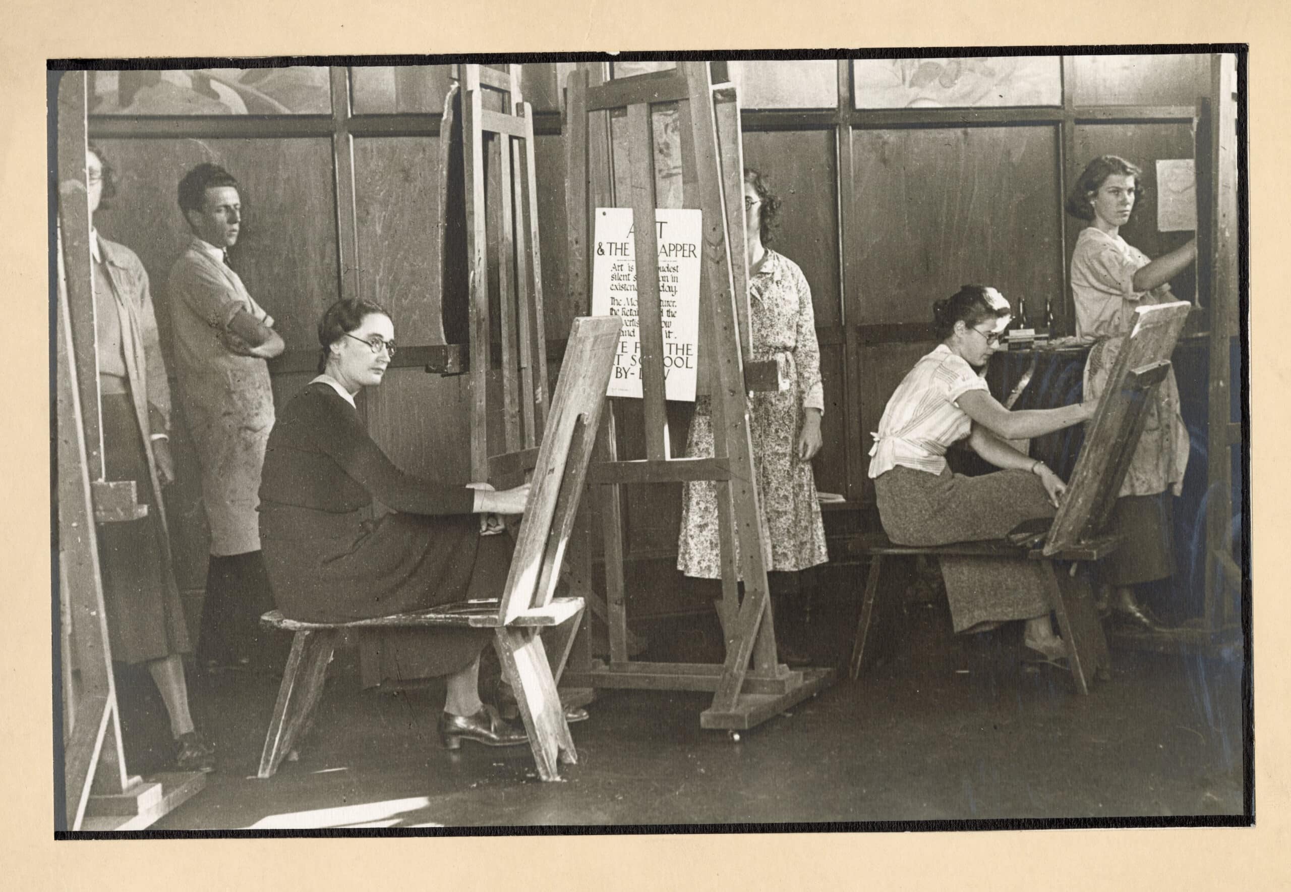 A classroom in action at the Vancouver School of Decorative and Applied Arts