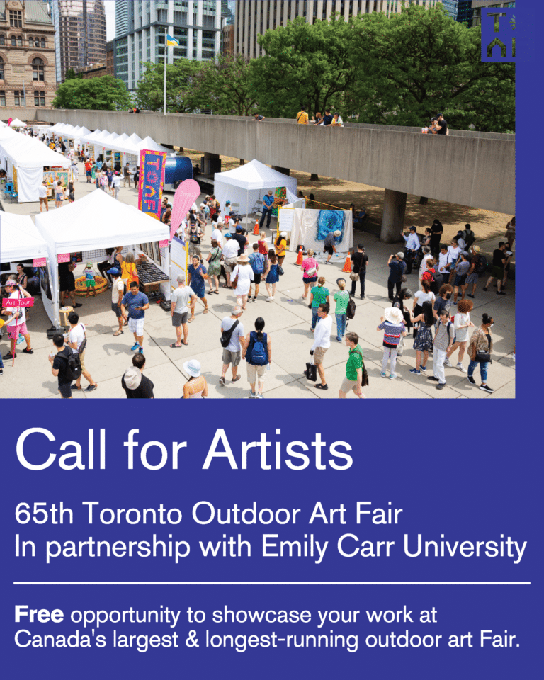 Online Info-Session | Call for Artists – 2026 Toronto Outdoor Art Fair