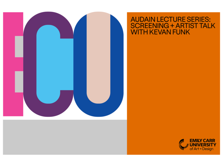 Audain Lecture Series |  Screening + Artist Talk with Kevan Funk